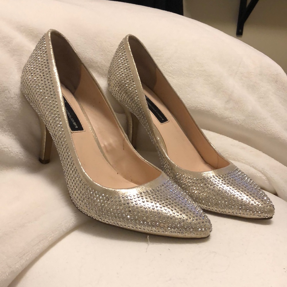 Silver glitter Pumps ✨